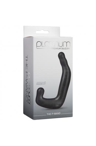 Platinum Premium Silicone - the P-Wand - Charcoal