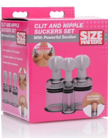 Clit and Nipple Suckers Set