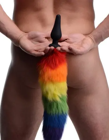 Rainbow Tail Anal Plug