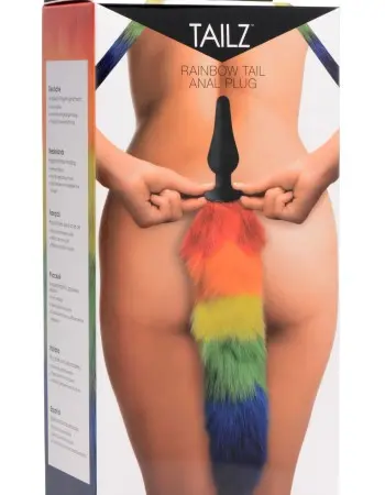 Rainbow Tail Anal Plug