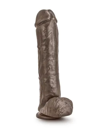 Dr. Skin Mr. Savage 11.5 Inch Dildo with Suction Cup - Chocolate