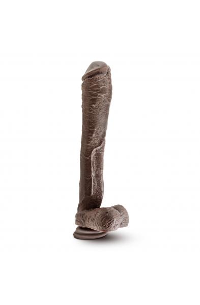 Dr. Skin Mr. Ed 13 Inch Dildo With Suction Cup - Chocolate