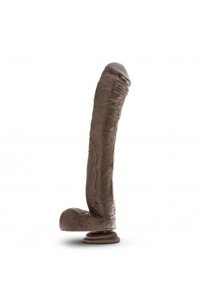 Dr. Skin Mr. Ed 13 Inch Dildo With Suction Cup - Chocolate