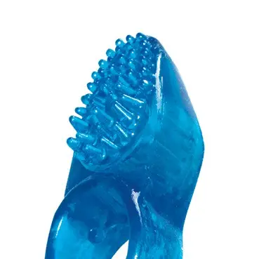 Maxx Gear Vibrating Cockring & Anal Beads - Blue