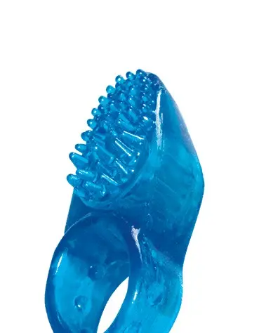 Maxx Gear Vibrating Cockring & Anal Beads - Blue
