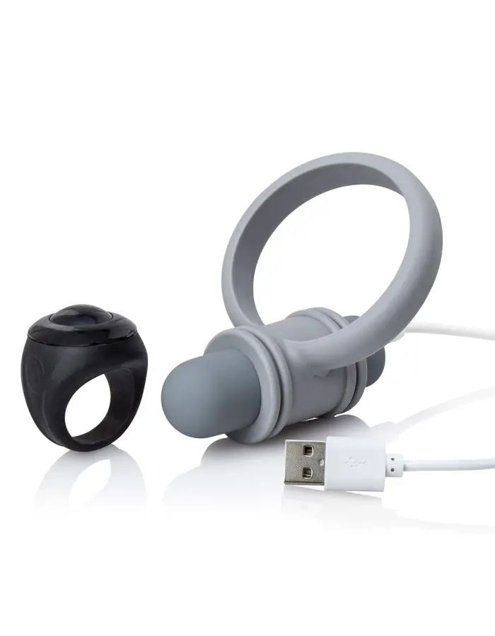 My Secret  Bullet and Ring for Him - Grey