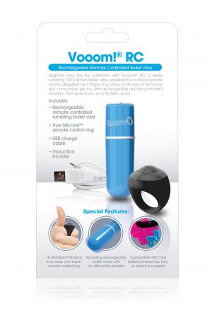 Charged Vooom Remote Control Bullet - Blue