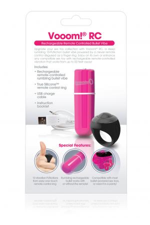 Charged Vooom Remote Control Bullet - Pink