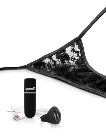 My Secret Charged Remote Control Panty Vibe - Black