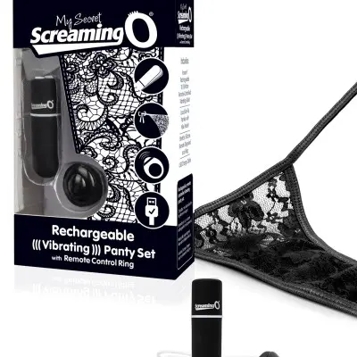 My Secret Charged Remote Control Panty Vibe - Black
