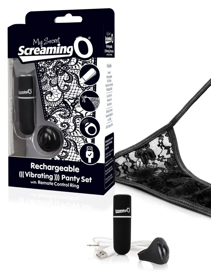 My Secret Charged Remote Control Panty Vibe - Black