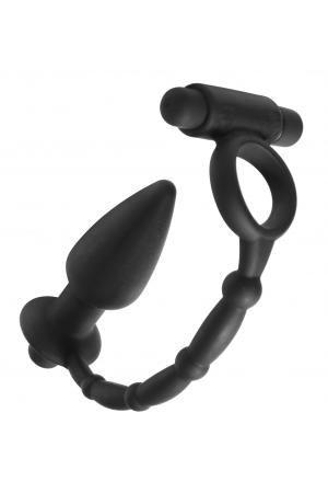 Viaticus Dual Cock Ring & Plug Vibe