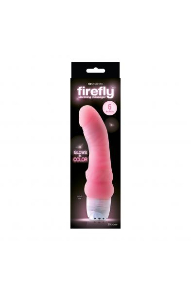 Firefly 6 Inch Vibrating Massager - Pink