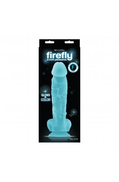 Firefly 8 Inch Pleasure Dildo - Blue