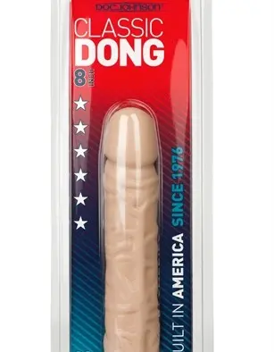 Classic 8 Inch Dong - White