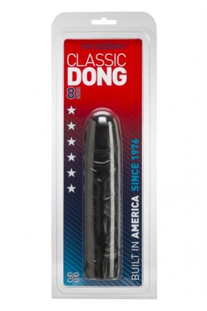 Classic 8 Inch Dong - Black