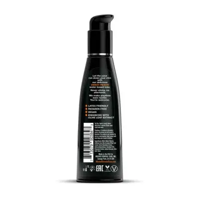 Aqua Sweet Peach Flavored Water Based Intimate Lubricant - 4 Fl. Oz.