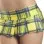 Yellow Plaid Pleated Mini Skirt - Small/ Medium