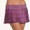 Purple Pleated School Girl Skirt - Small/ Medium