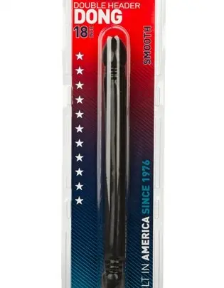 Double Header 18" Smooth - Black