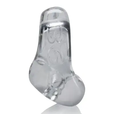 360 2- Way Cockring + Ballsling - Clear