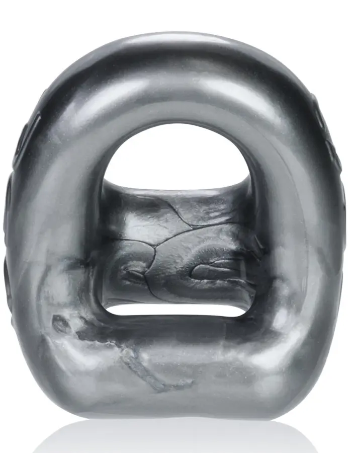 360 2- Way Cockring + Ballsling - Steel