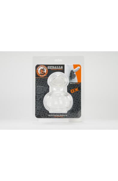 Sacksling-2, Cocksling Ballbag, Clear