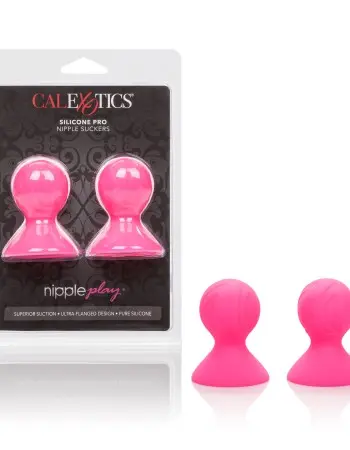 Nipple Play Silicone Pro Nipple Suckers - Pink