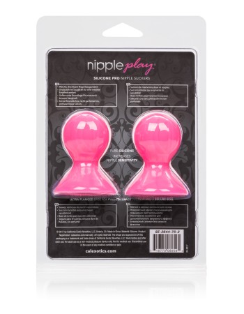 Nipple Play Silicone Pro Nipple Suckers - Pink