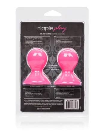Nipple Play Silicone Pro Nipple Suckers - Pink