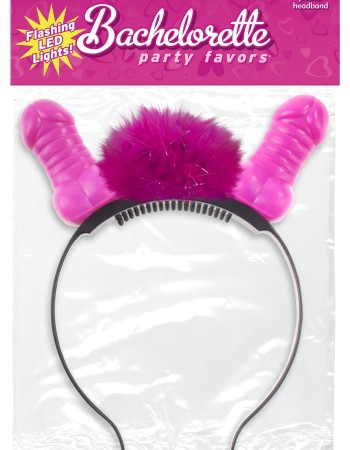 Bachelorette Party Favors Flashing Light-Up  Pecker Headband