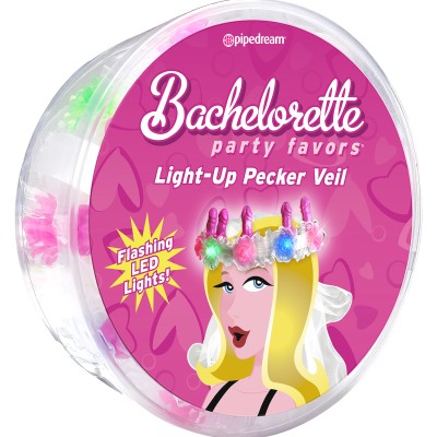 Bachelorette Party Favors Light-Up Pecker Veil