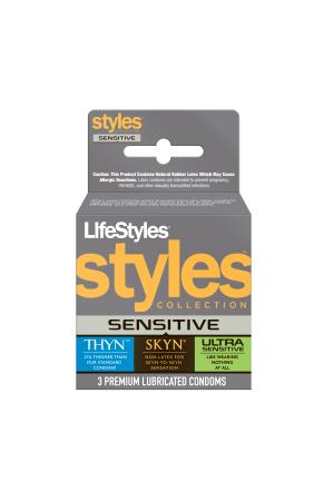 Lifestyles Styles Sensitive - 3 Pack