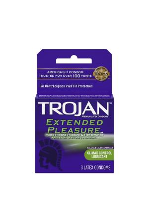 Trojan Extended Pleasure - 3 Pack