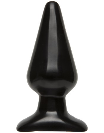 Classic Butt Plug Smooth - Large - Black