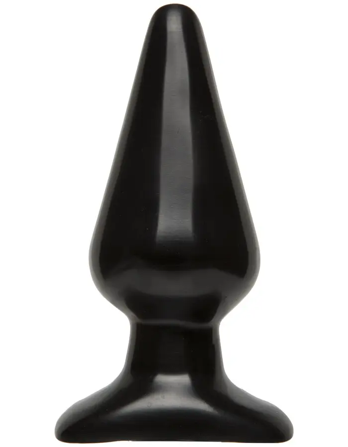Classic Butt Plug Smooth - Large - Black
