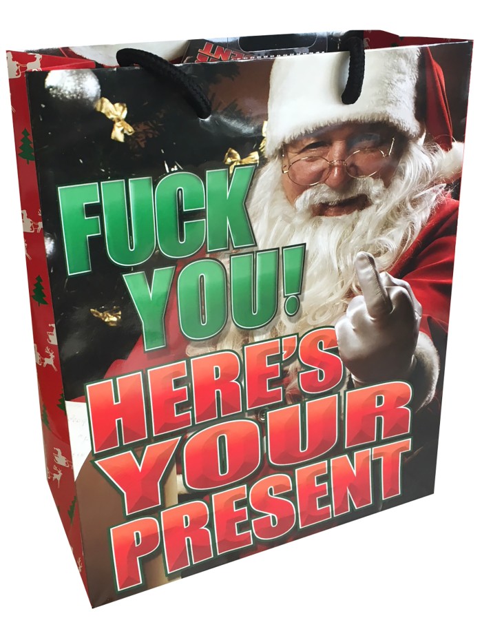 Fuck You! Here's Your Present X-Mas - Gift Bag