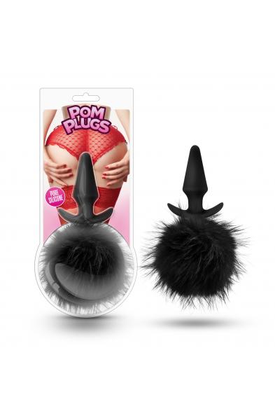 Pom Plugs Fur Pom Pom - Black