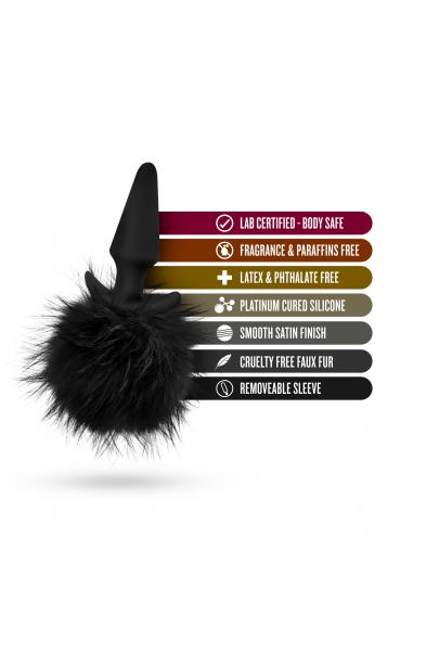 Pom Plugs Fur Pom Pom - Black