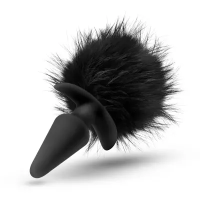 Pom Plugs Fur Pom Pom - Black