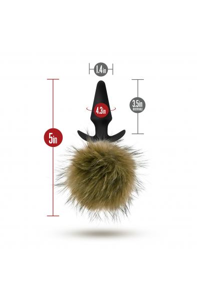 Pom Plugs Fur Pom Pom - Brown