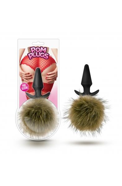 Pom Plugs Fur Pom Pom - Brown