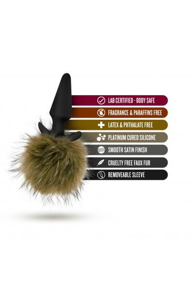 Pom Plugs Fur Pom Pom - Brown