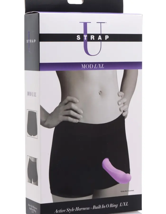 Mod Active Style Harness and Built in O Ring - L/ XL - Black