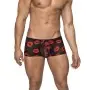 Kiss Me - Mini Short - Medium - Sheer Lips Black