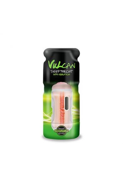 Cyberskin Vulcan Deep Throat With Vibration -  Cream