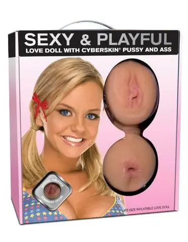 Sexy & Playful Inflatable Love Doll With  Cyberskin Pussy and Ass