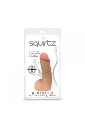 Squirtz Cyberskin 6.5" Squirting Dildo