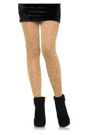 Lurex Tights - One Size - Gold