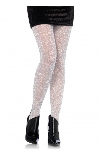 Lurex Tights - One Size - Silver